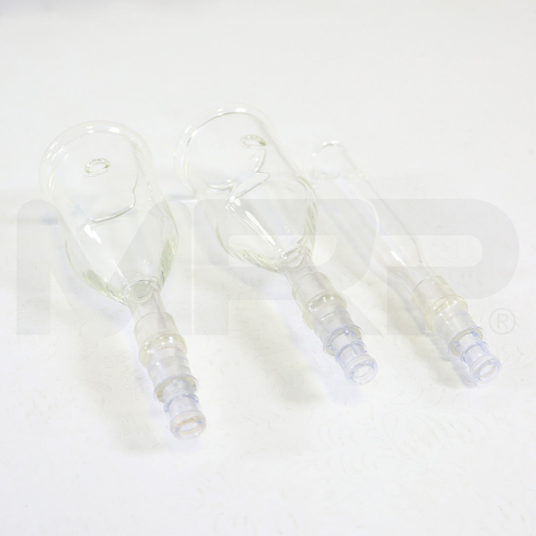 Edge Hydrafacial Lymphatic Drainage Suction Cups Body Face w/ Inlet Tubing Kit
