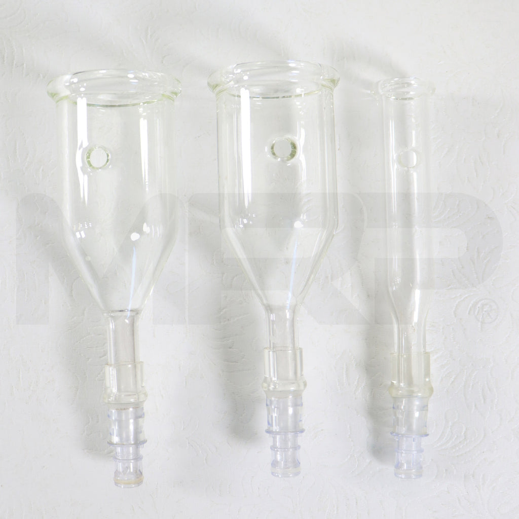 Edge Hydrafacial Lymphatic Drainage Suction Cups Body Face w/ Inlet Tubing Kit