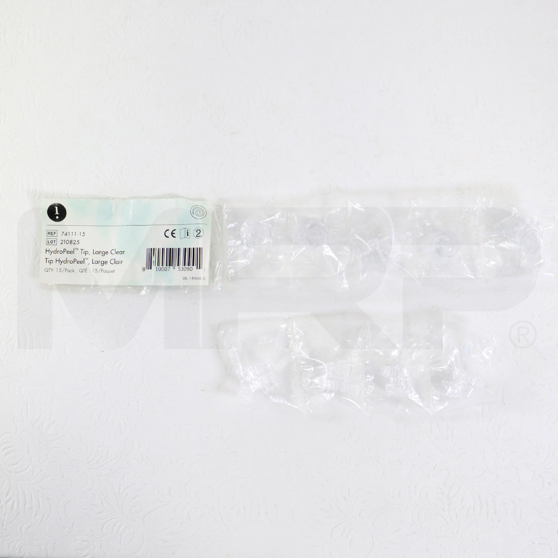 Edge Systems Hydropeel Large Clear Tips P/N 74111-15 Hydrafacial Lot x9 pcs