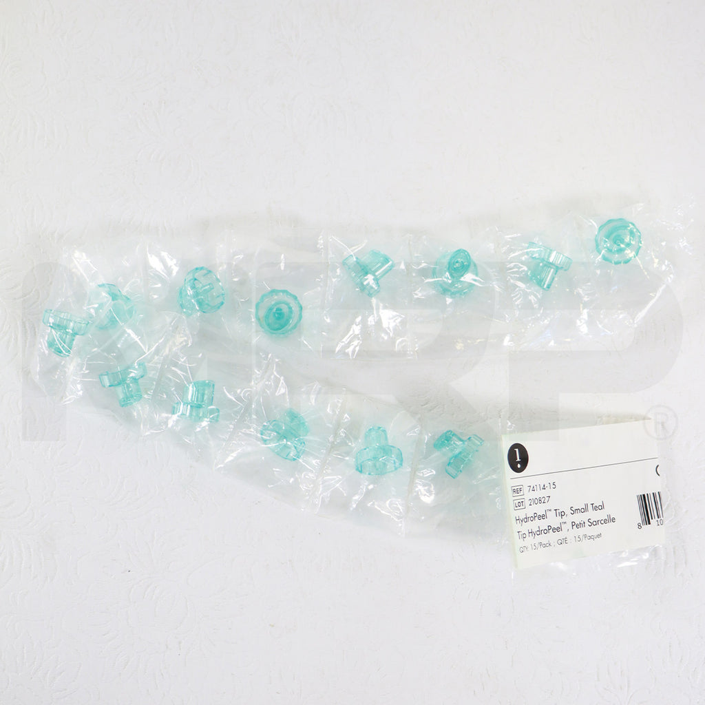 Edge Systems HydroPeel Tip Single-Use Small Teal Tips 74114-15 (14-Pack)