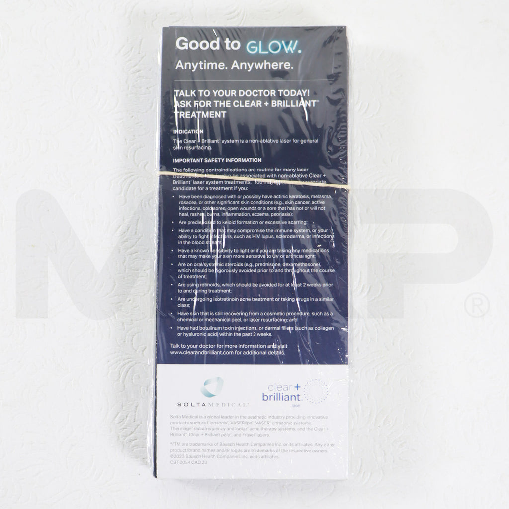 Solta Clear + Brilliant Laser Good To Glow Skin Resurfacing Marketing Brochure x25