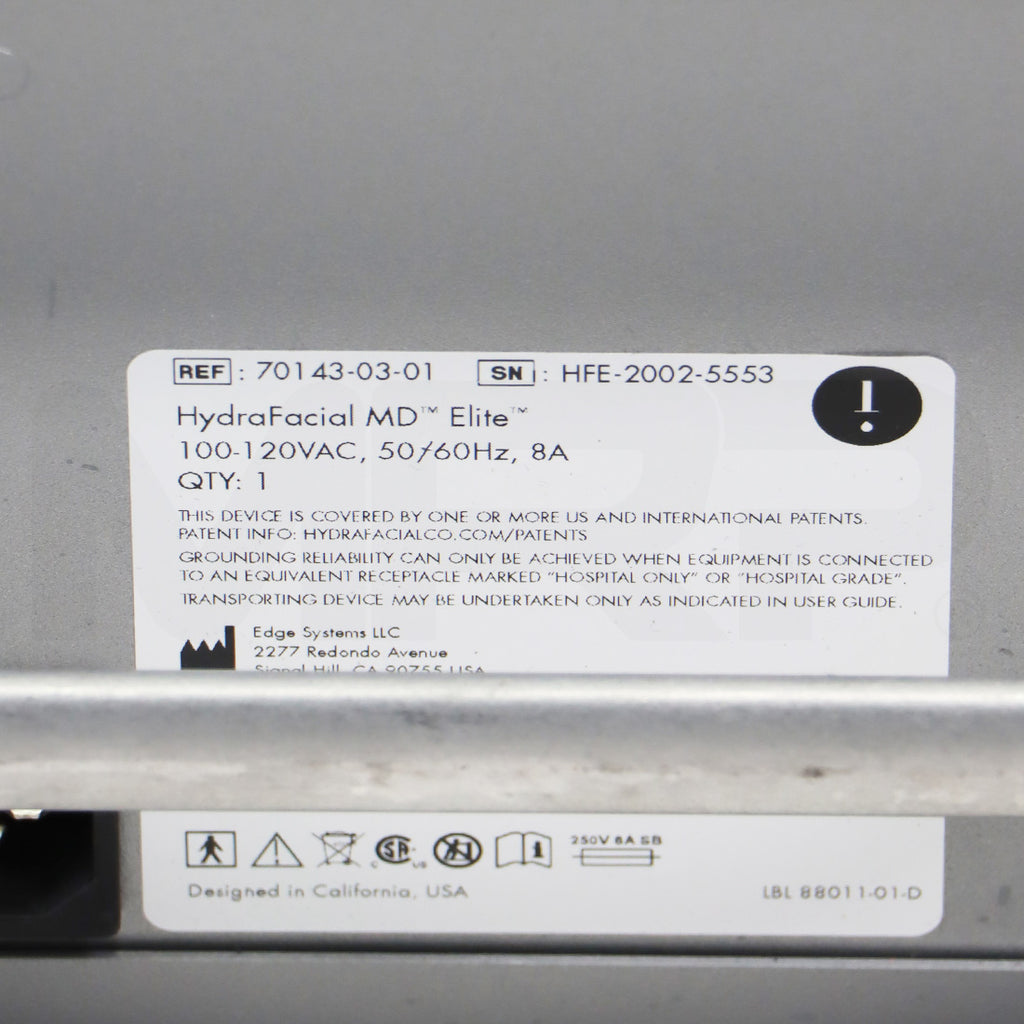 2020 Edge Systems Hydrafacial MD Elite System
