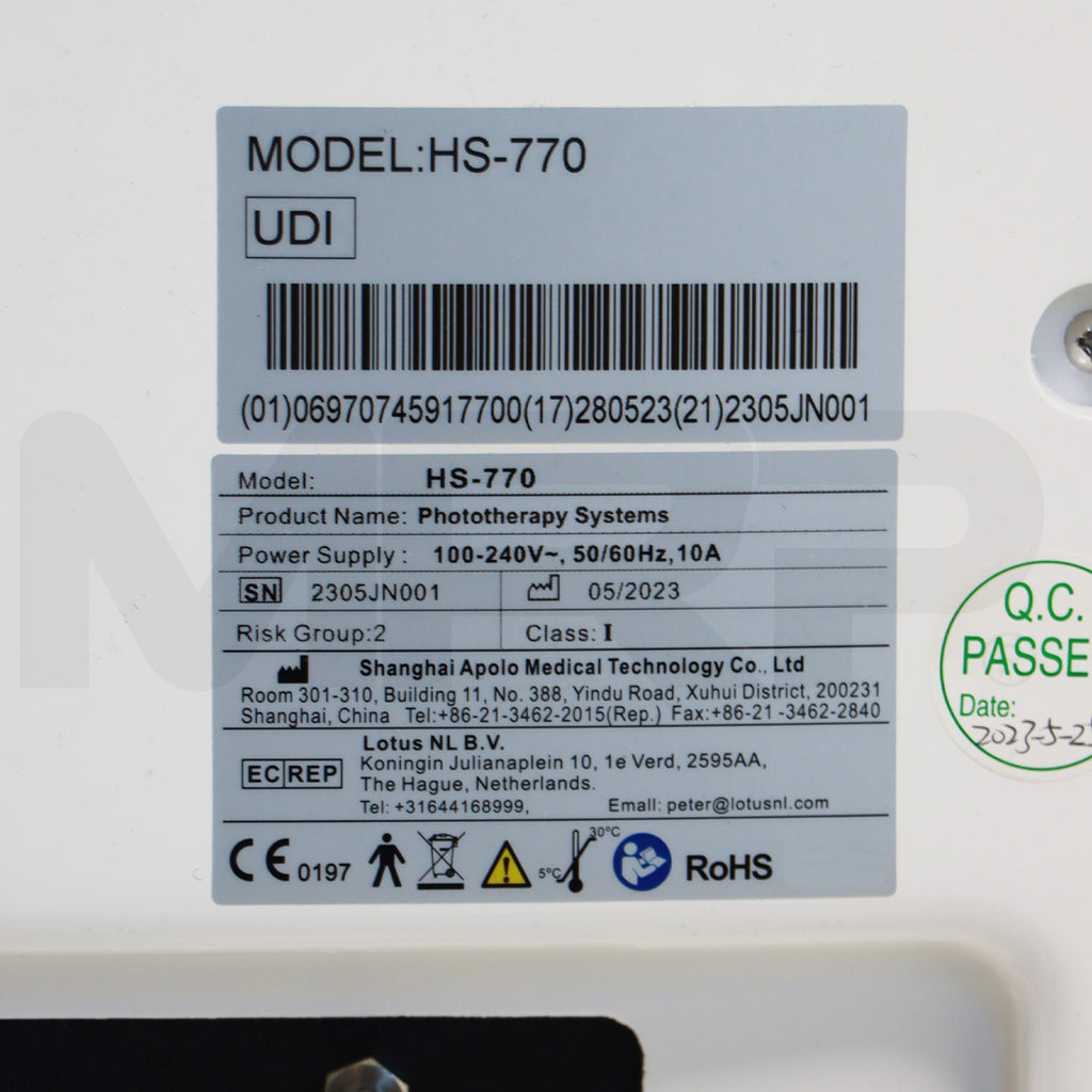 2023 ILightPro Model HS-770 Phototherapy Infrared Trolley System
