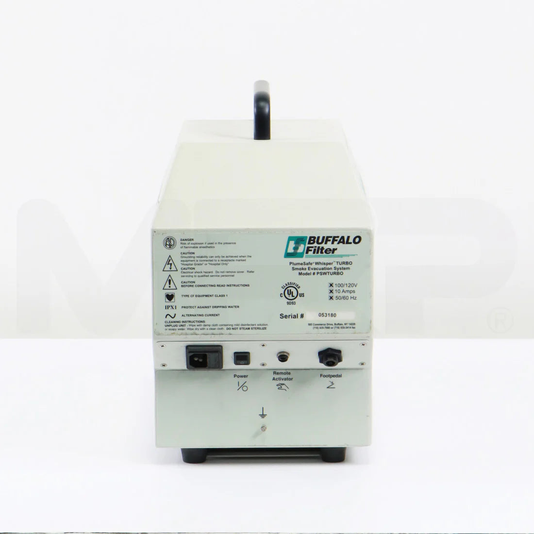 Buffalo Filter PlumeSafe Whisper Turbo Smoke Evacuation Device