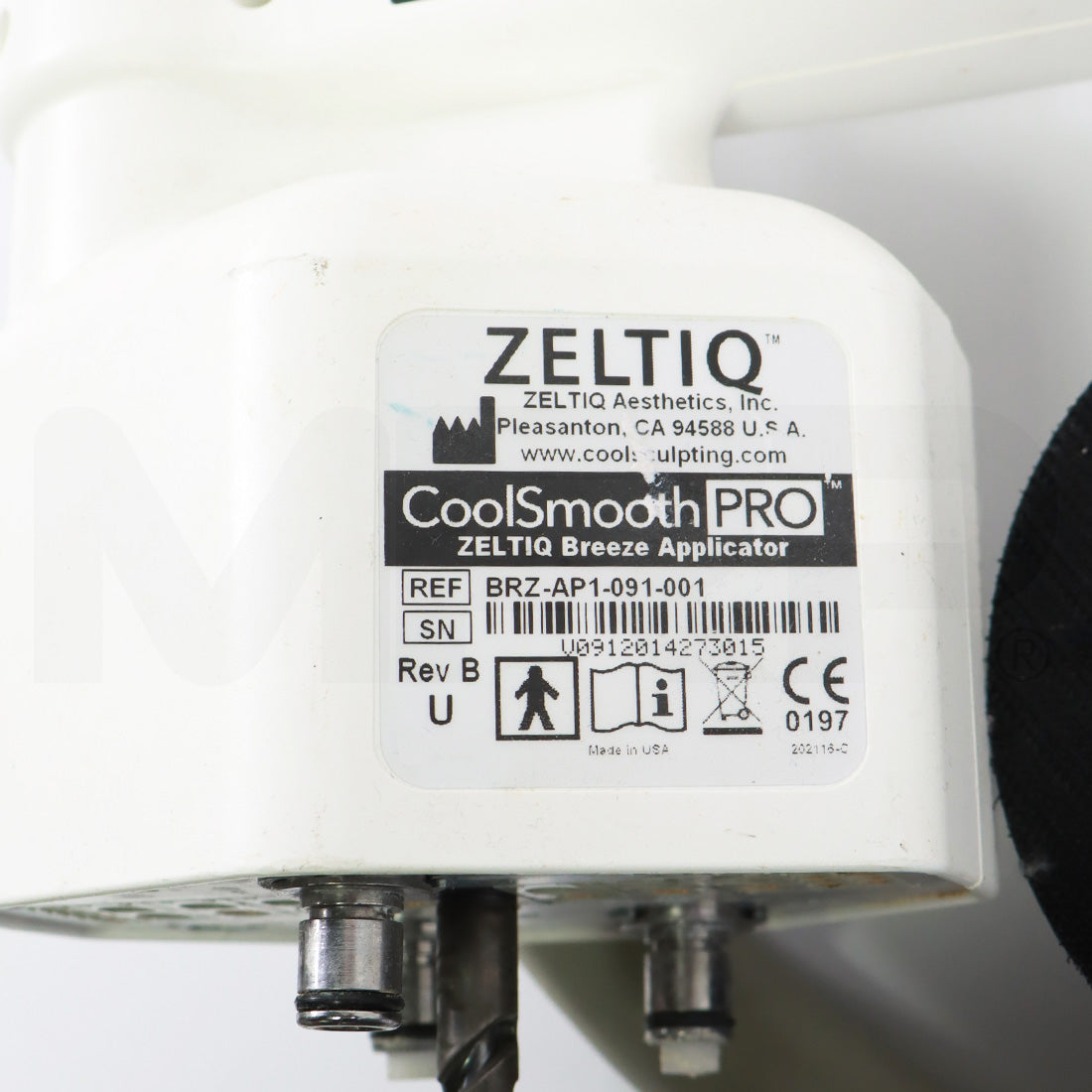 2014 Zeltiq CoolSculpting CoolSmooth PRO Breeze Applicator HP BRZ-AP1-091-001