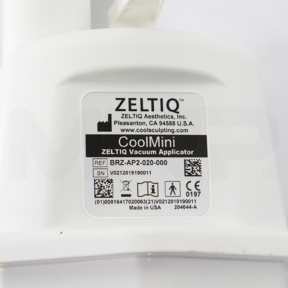 2019 Zeltiq CoolSculpting CoolMini Breeze Vacuum Applicator BRZ-AP2-020-000