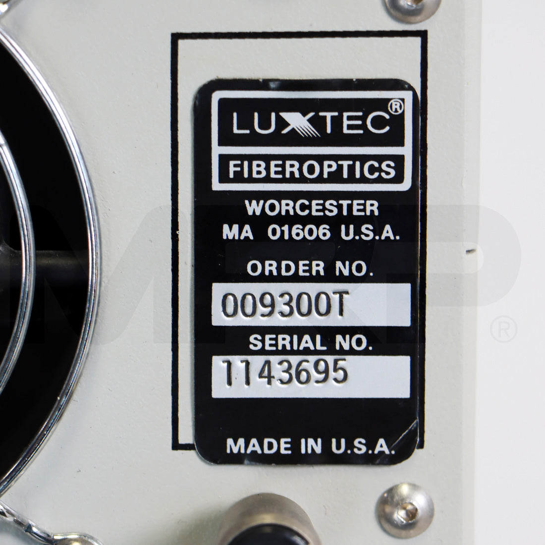 Luxtec FiberOptics Series 9000 Model 9300 Super Charged Xenon Light Source