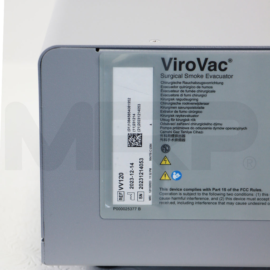 2023 Buffalo Filter ViroVac VV120 Surgical Smoke Evacuator