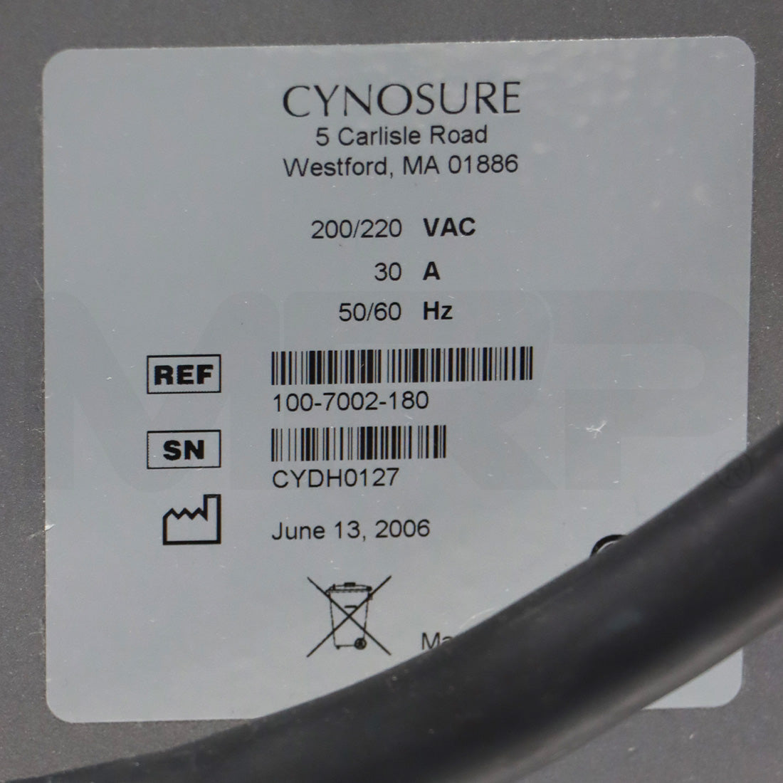 2006 Cynosure Cynergy MPX Nd:YAG Pulsed Dye Vascular Lesions System