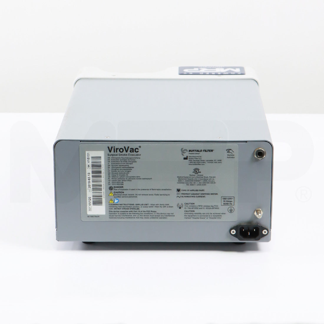 Buffalo Filter ViroVac Surgical Smoke Evacuator Device