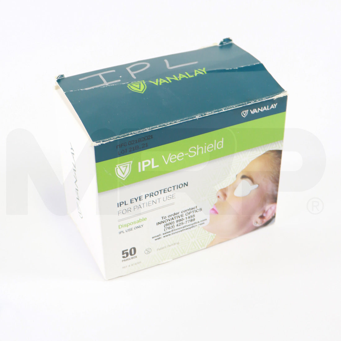 VANALAY Laser Vee-Shield IPL Eye Protection For Patient Use Disposable 32 Pairs