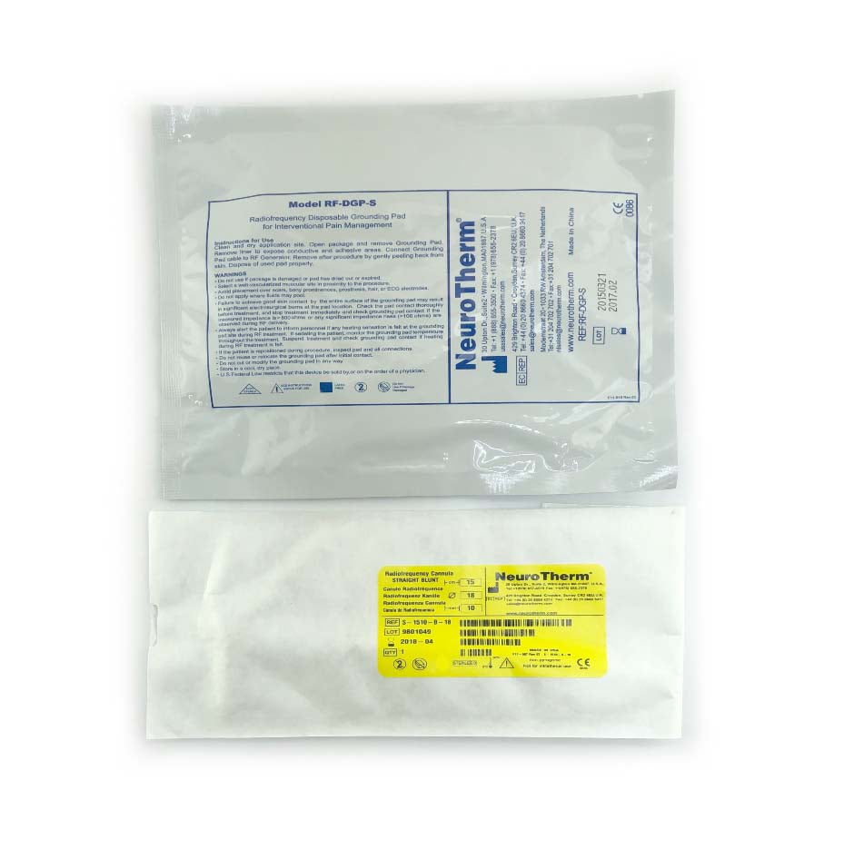 NeuroTherm ThermiRF Kit RF Electrode + Cannula 15cm 18G R-KIT-15-18 EXP 2017