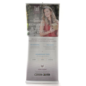 Brilliant Distinctions Program Trade BANNER Allergan CoolSculpting 2-Side 36x88