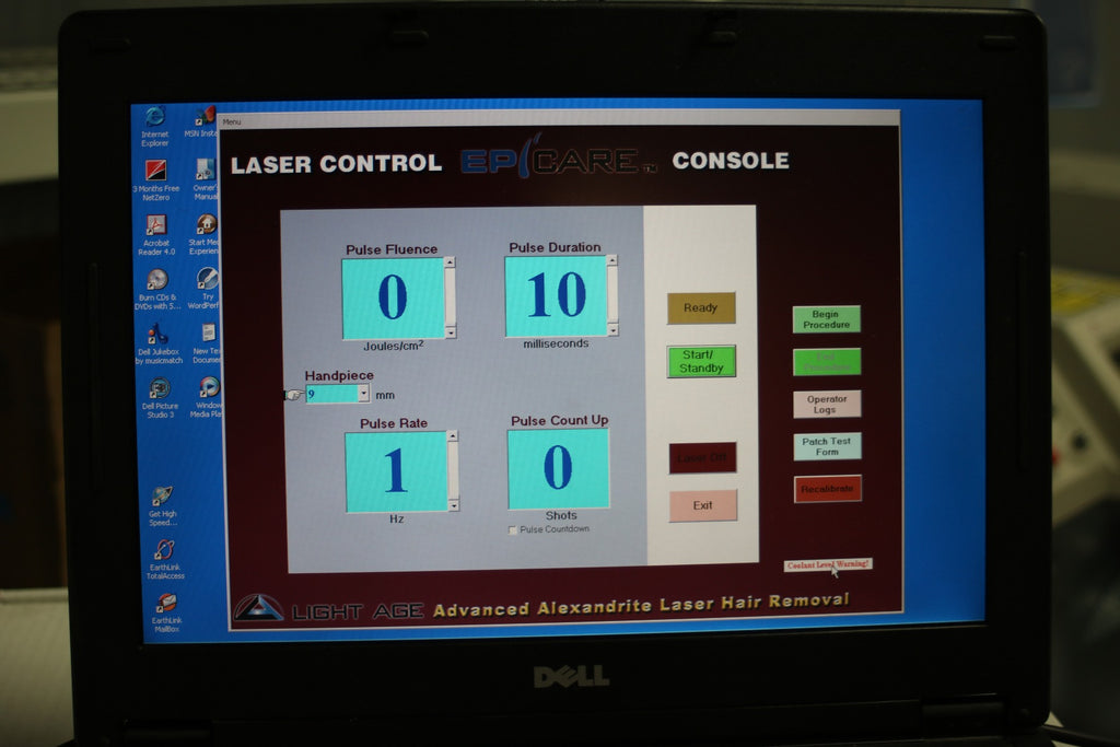 2006 Light Age EpiCare LP Alexandrite 755nm Laser Hair Removal System 501-LP