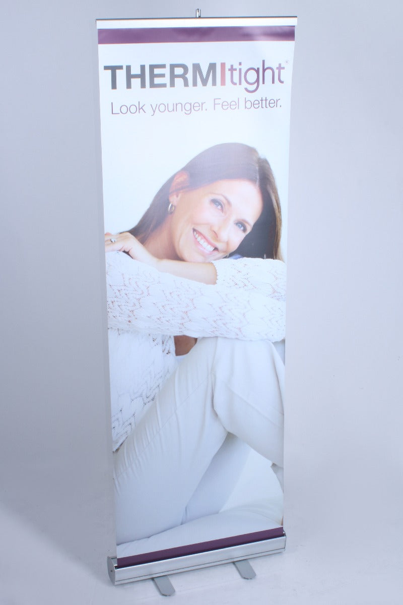 Thermi Aesthetic ThermiTight Skin Tightening Marketing Advertising Banner 23x68"