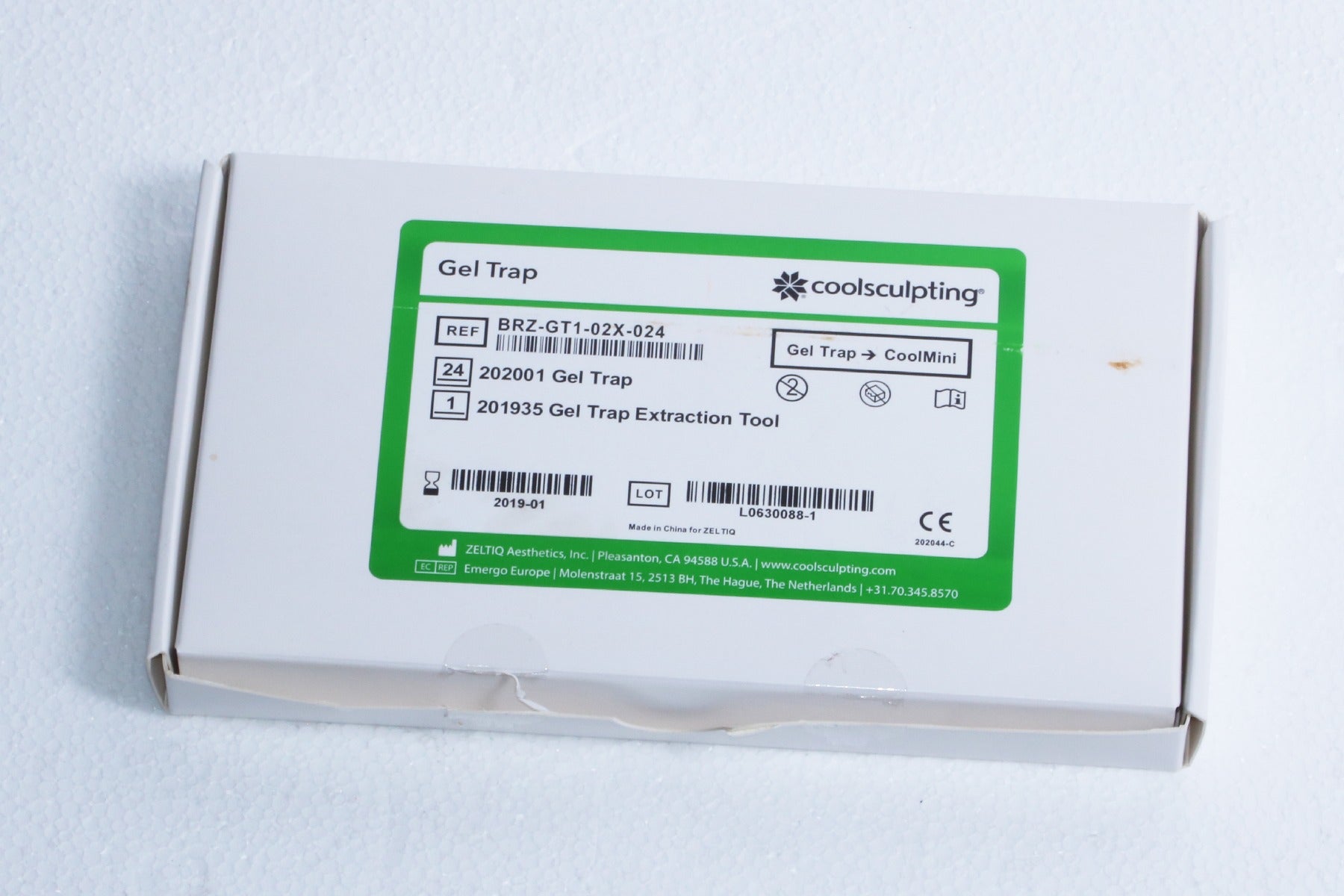 Zeltiq CoolSculpting CoolMini Gel Trap Cool Mini BRZ-GT1-02X-024 18Pack EXP 2019