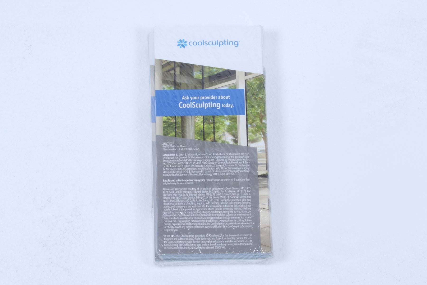 Zeltiq CoolSculpting Freeze Away Fat Patient Brochures 25 Pack 200085-C