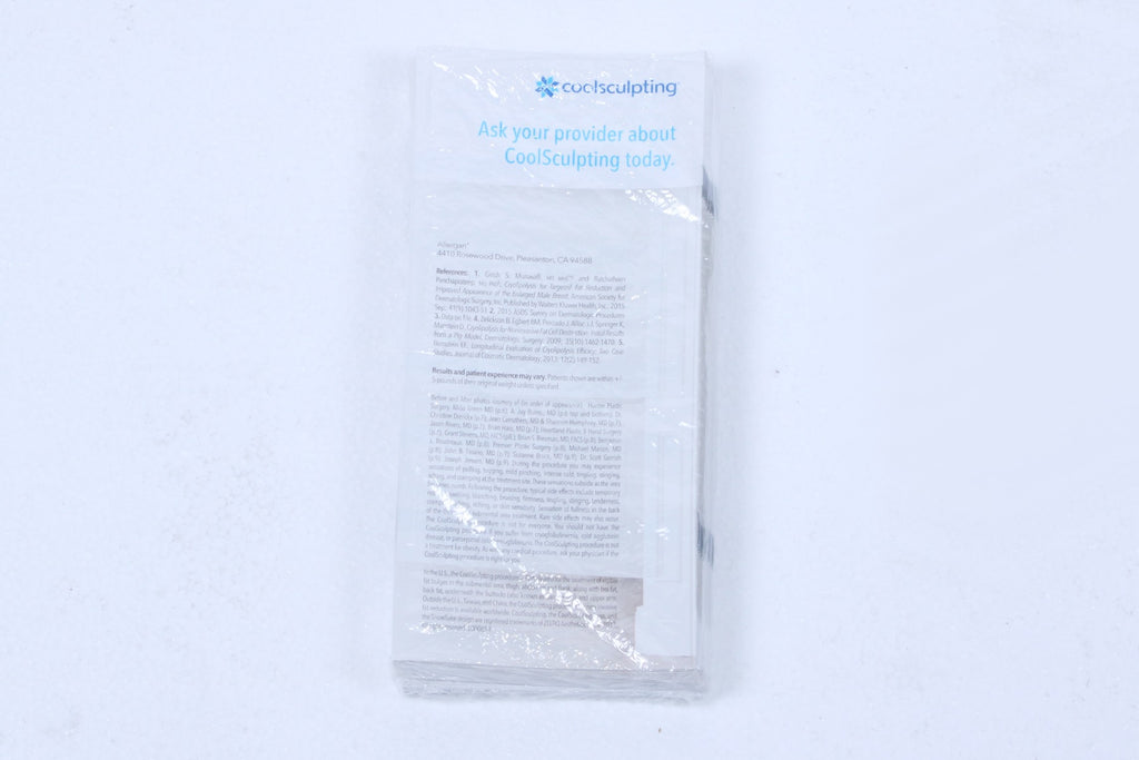Zeltiq CoolSculpting Freeze Away Fat Patient Brochures 25 Pack 2017 200085-E