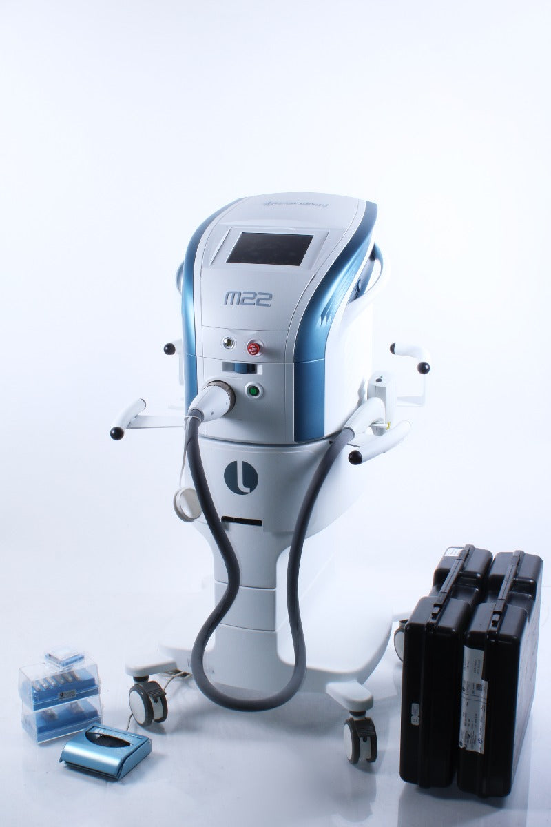 2020 Lumenis M22 Universal IPL Laser 3 Handpieces QS NdYAG 1064 LOW SHOTS