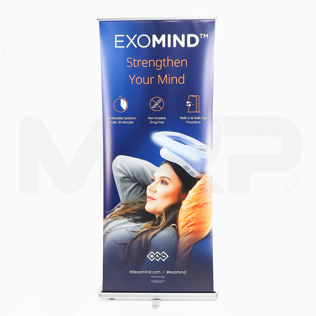 BTL EXOMind Strengthen Your Mind Retractable Marketing Banner