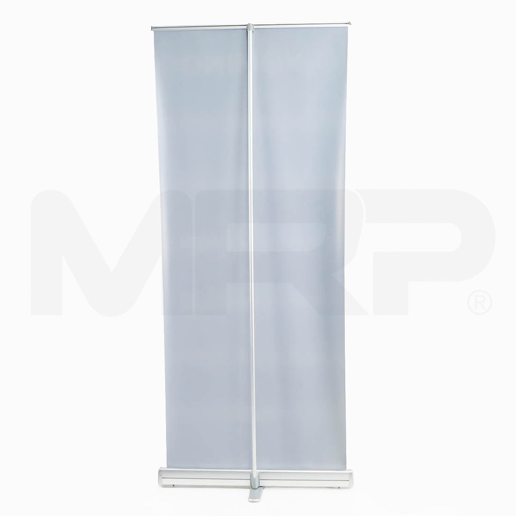 BTL EXOMind Retractable Marketing Banner back with support pole