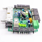 Cynosure Affinity QS Q-switch laser module board relay, inductors and AMP connectors close-up