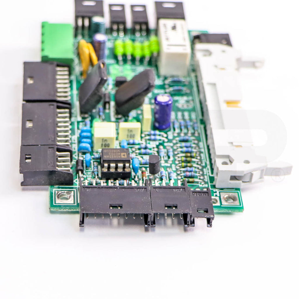 Cynosure Affinity QS Q-switch laser module board op-amp and AMP connectors close-up