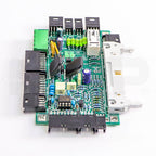 Cynosure Affinity QS Q-switch laser module board end view with ribbon header latch
