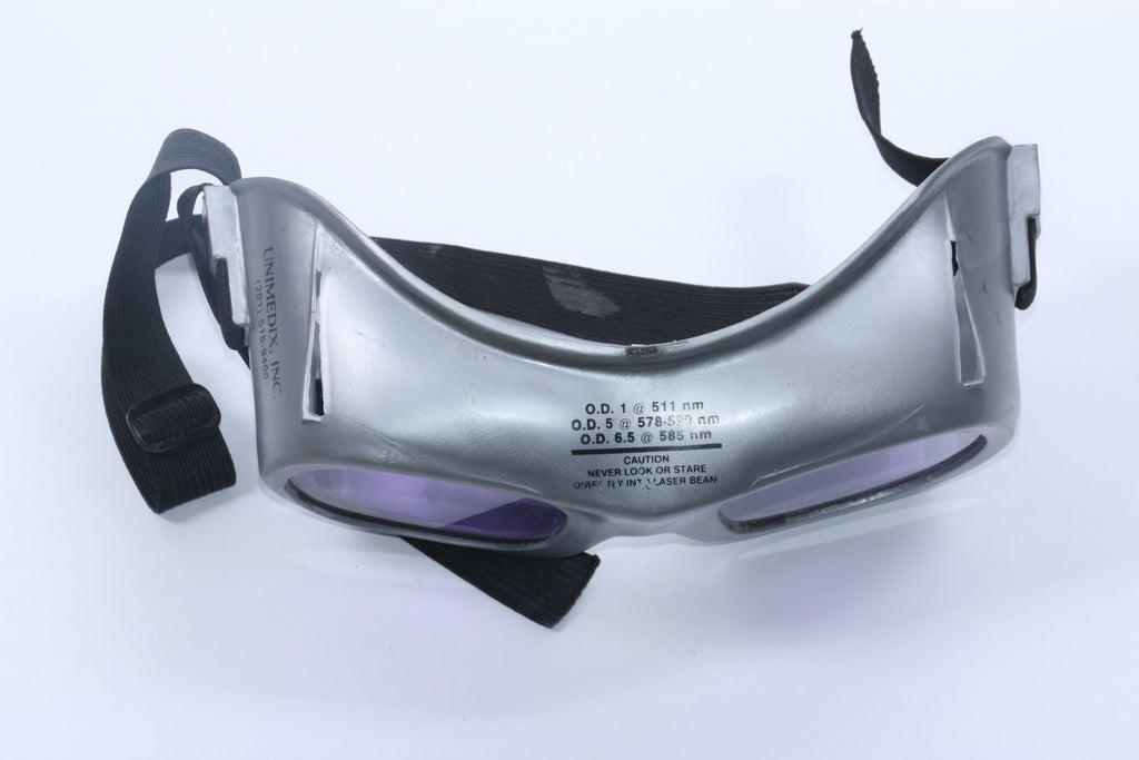 Unimedix Pulsed Dye Laser Operator Eyewear PDL 585 nm Safety Glasses Goggles