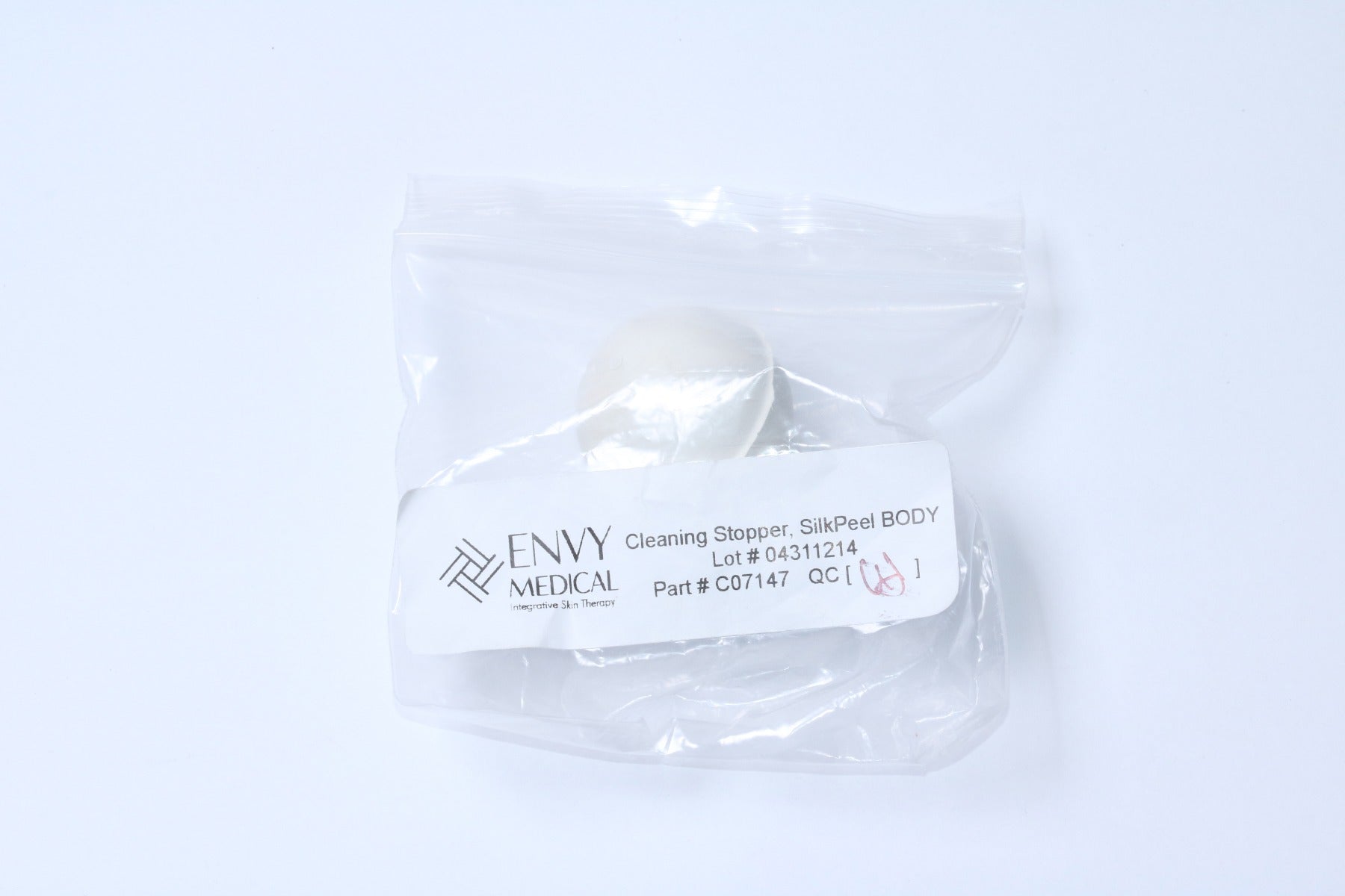 Envy Medical Silkpeel BODY Cleaning Ball Stopper Silk Peel Dermalinfusion C07147