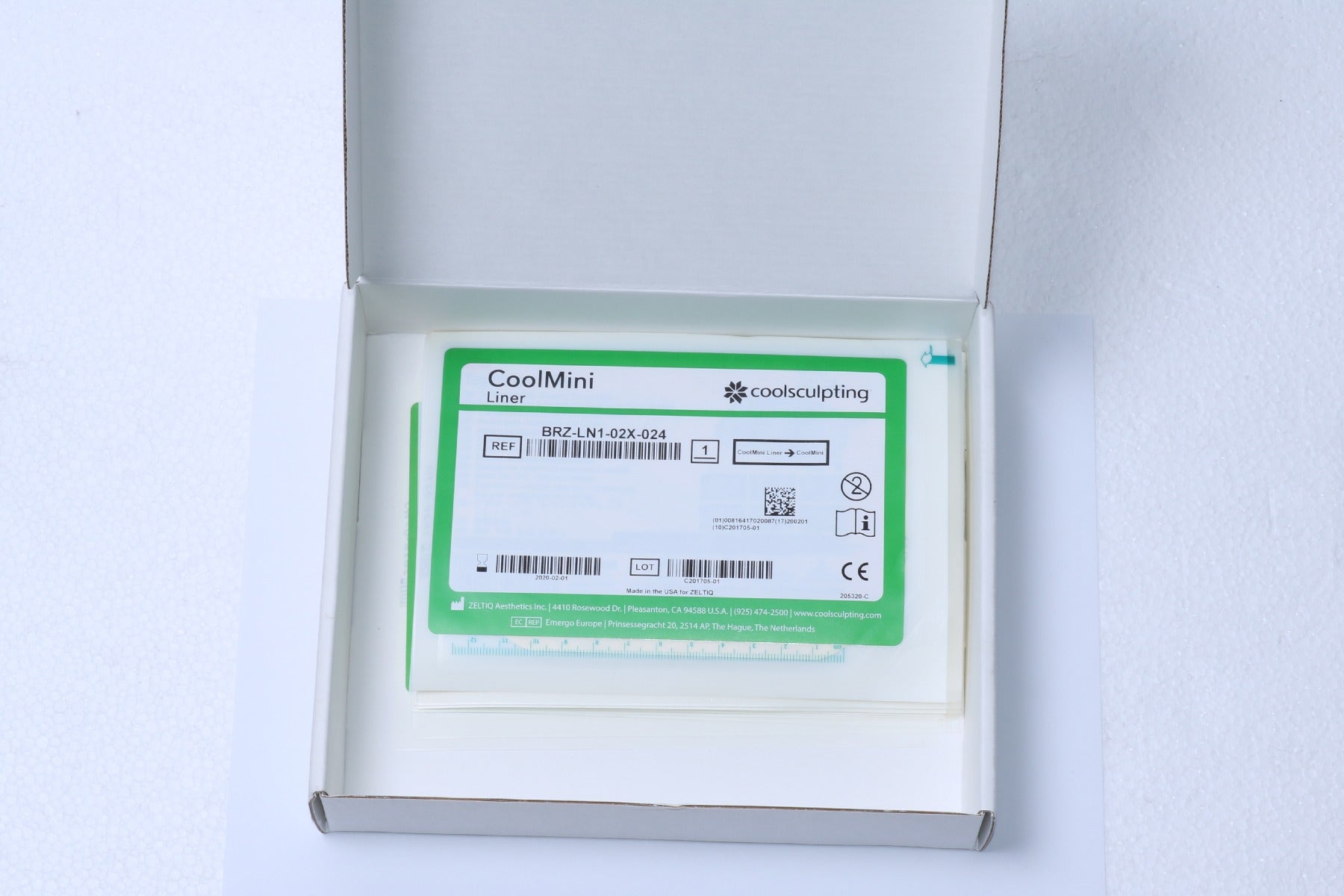 Zeltiq CoolSculpting CoolMini Liner Cool Mini 21PACK BRZ-LN1-02X-024 EXP 2020-02