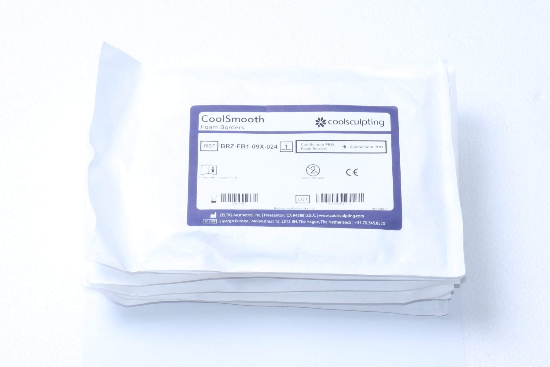 Zeltiq CoolSculpting CoolSmooth PRO Foam Borders 7PACK BRZ-FB1-09X-024 EXP 2017