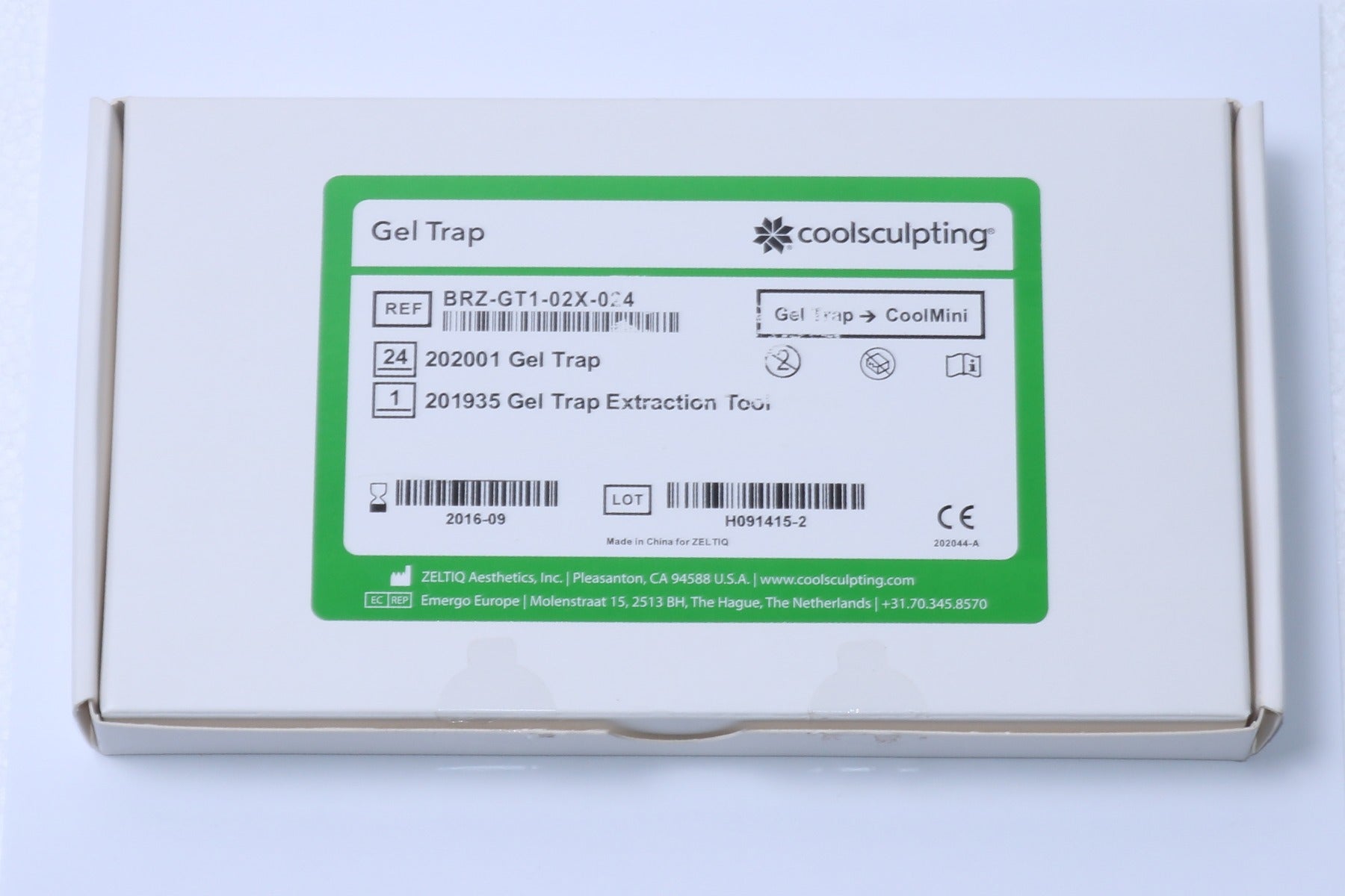 Zeltiq CoolSculpting Cool Mini Gel Trap BRZ-GT1-02X-024 21 PACK EXP 2016-09