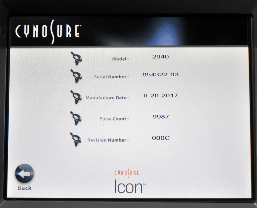 2017 Cynosure Palomar ICON 2940 Erbium Fractional Laser Handpiece ONLY 10K SHOTS