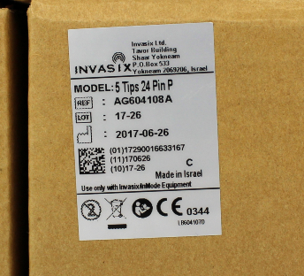 4 tips Inmode Invasix Fractora RF Microneedle 24-Pin Coated Tip AG604108A