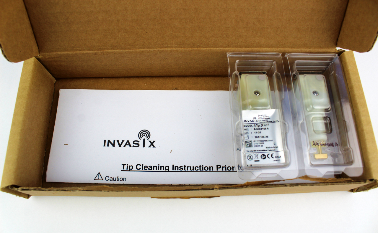 2 tips Inmode Invasix Fractora RF Microneedle 24-Pin Coated Tip AG604108A