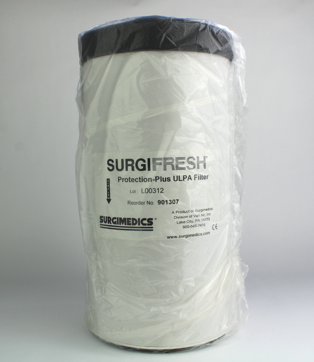 Surgimedics surgifresh smoke evacuation system ULPA Protection-Plus Filter