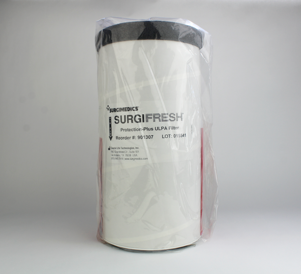 Surgimedics surgifresh turbo evacuation system ULPA Protection-Plus Filter