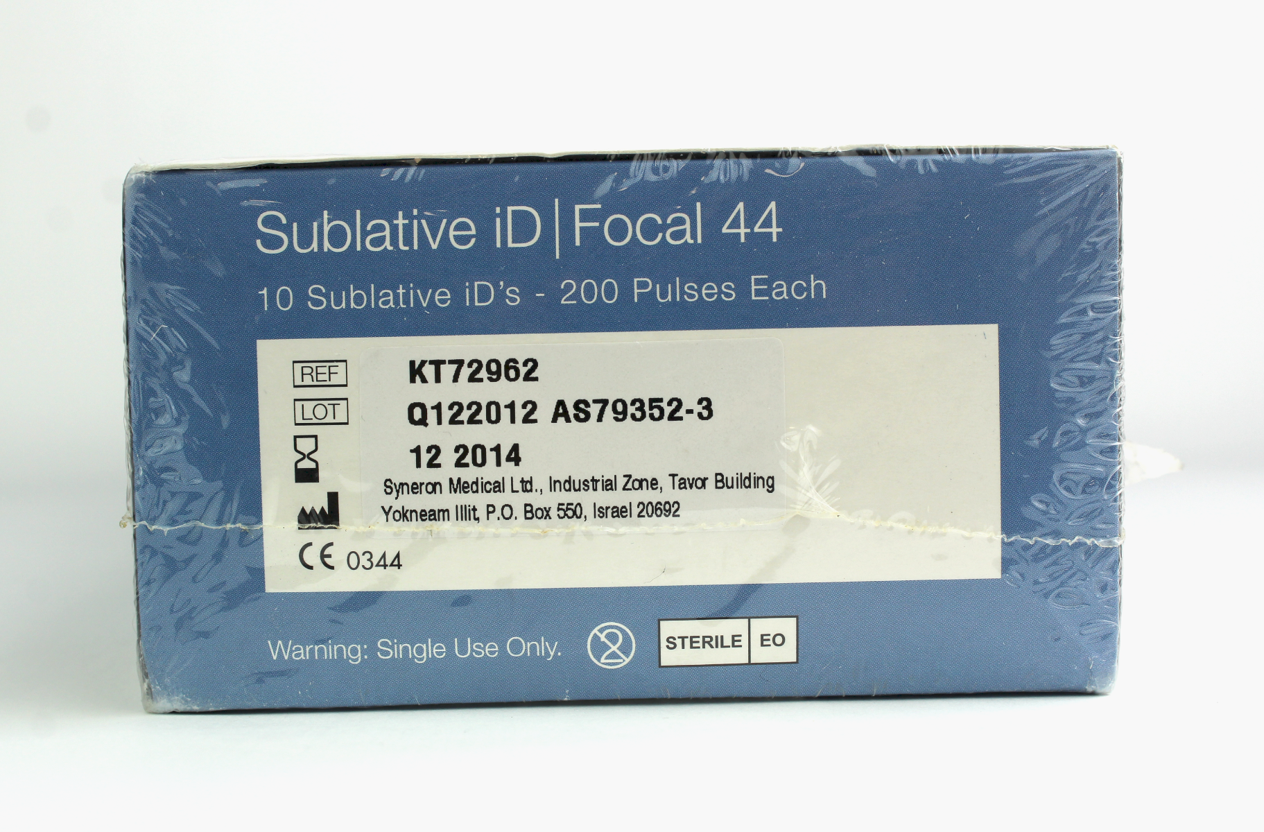 Syneron Handpiece Tips Focal 44 200 Pulse Sublative iD KT72962 Box of 10