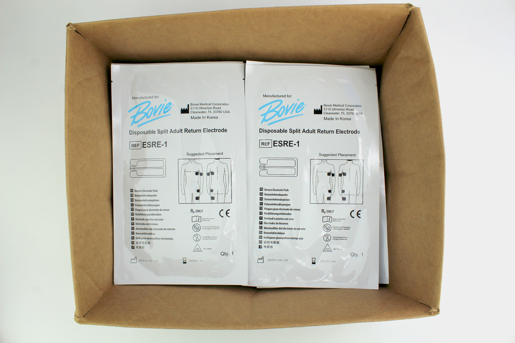 BTL Exilis Cutera TruSculpt Split Return Electrode Grounding Pad Bovie ESRE 70 packs