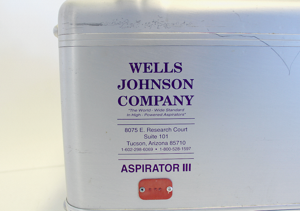 Wells Johnson Medical Vacuum Suction Aspirator III Portable Pump System