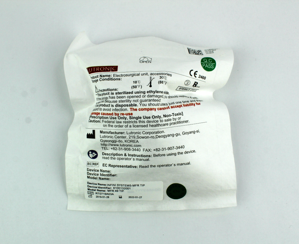 Lutronic Infini Systems-MFR Tip Microneedling 49-Pin Cartridge MFR 49 10 units