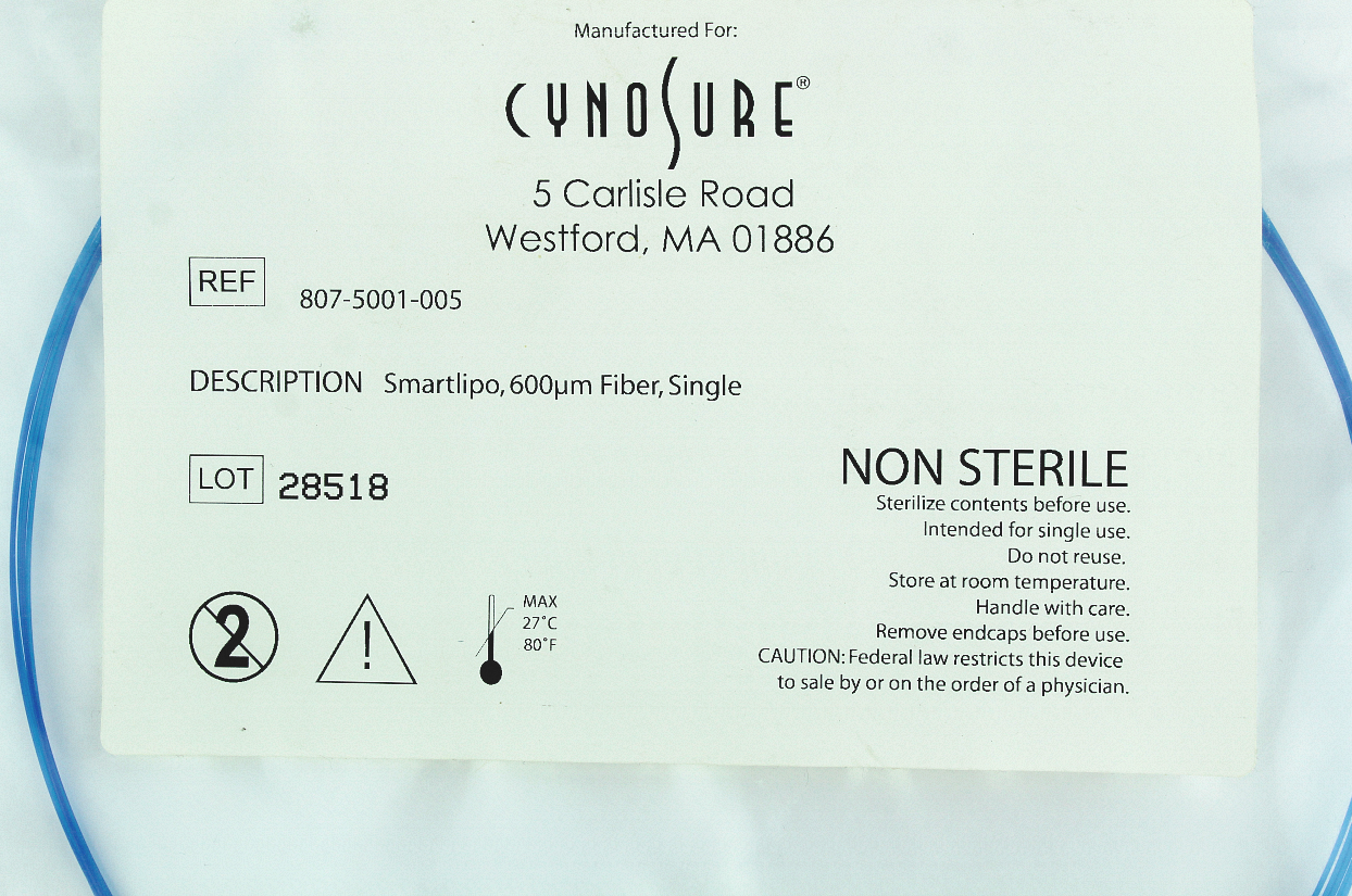 Cynosure SMARTLIPO Laser Blue Fiber - SideLaze 600um