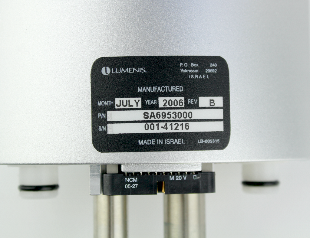 Lumenis L1 Aluma Treatment Head L1 SA6953000 2006 Excellent condition