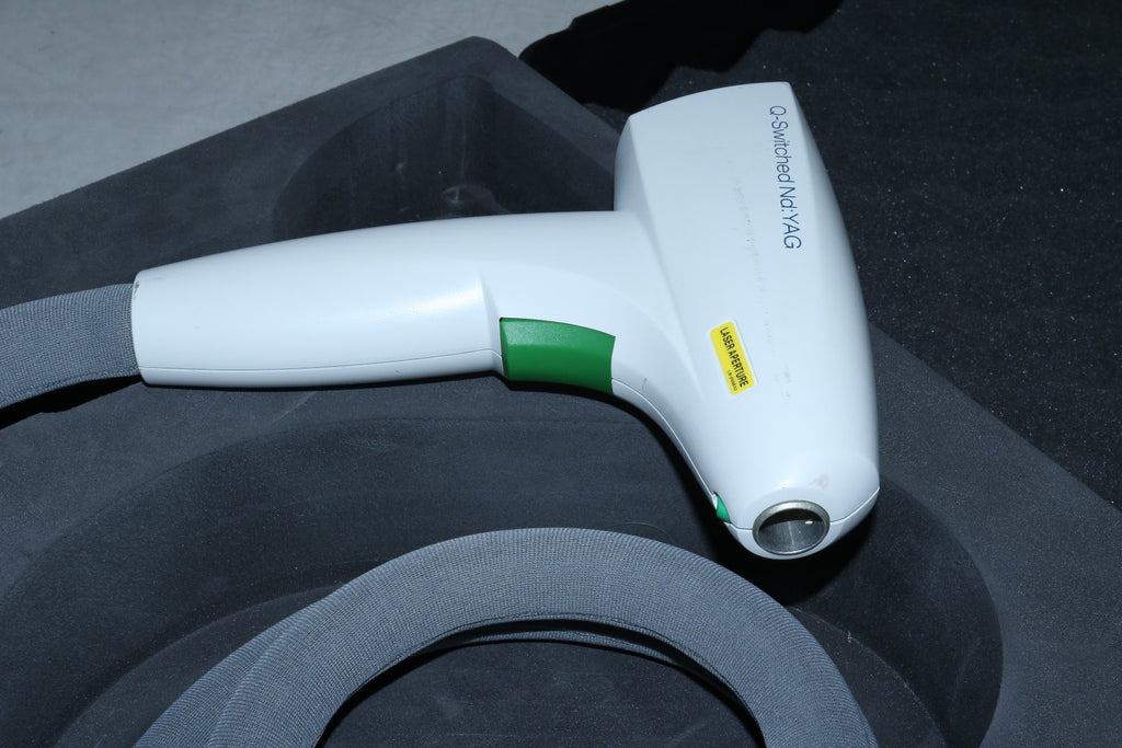 2016 Lumenis M22 QS NdYAG 1064 Laser Tattoo Pigment Lesion Handpiece 170K Shots