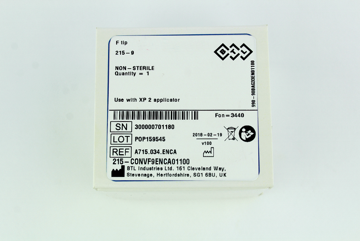 BTL F Tip Use with XP 2 Face Applicator (Exilis & Exilite) A715.034