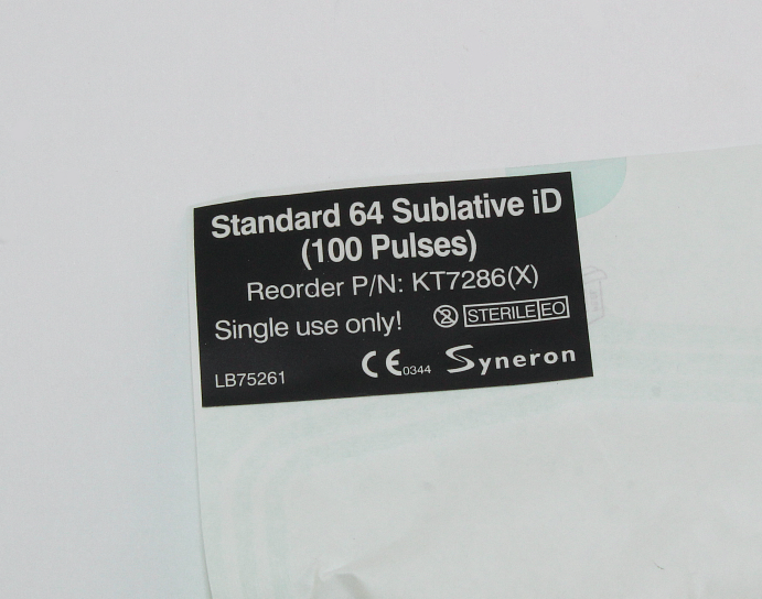 KT72861 Syneron Candela Standard 64 Sublative iD 100 Pulse NEW Box 2 Tip