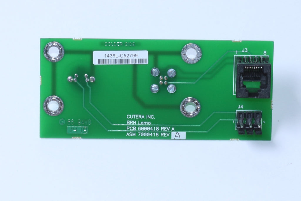 Cutera Excel V Laser Footpedal Interlock Interconnect PCB Board BRH Lemo 6000418