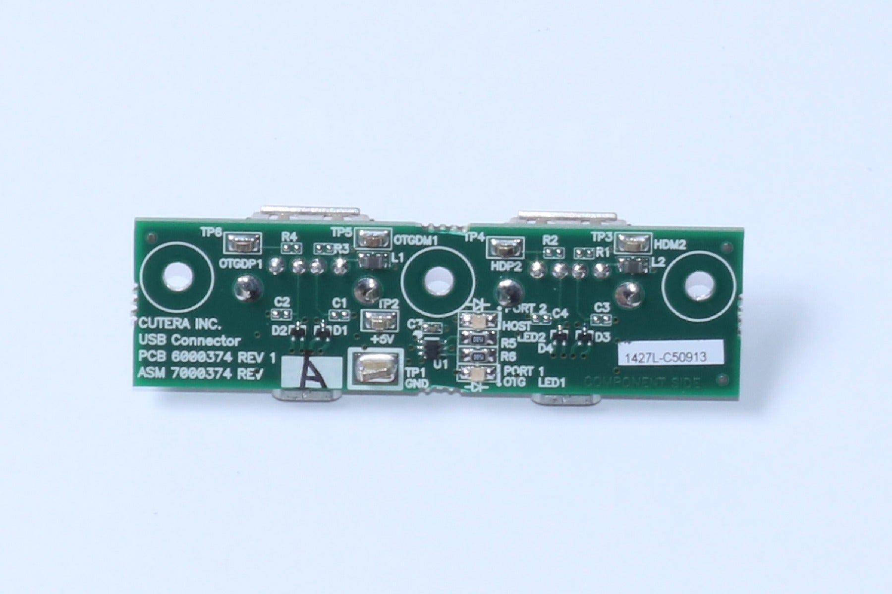 Cutera Excel V Laser USB Connector Interconnect PCB 6000347 UNTESTED AS IS