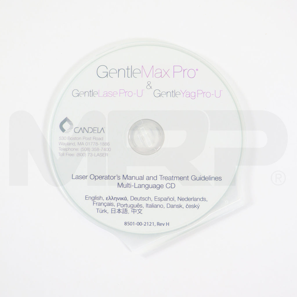 Candela GentleMax Pro Series Specialty X2 Handpiece Fiber Cartridges Gauges Windows 7122-00-9602